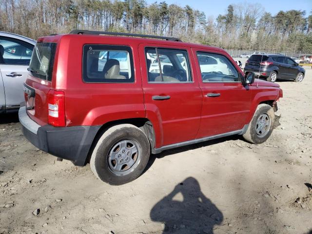 1J8FT28W68D570488 - 2008 JEEP PATRIOT SPORT RED photo 3