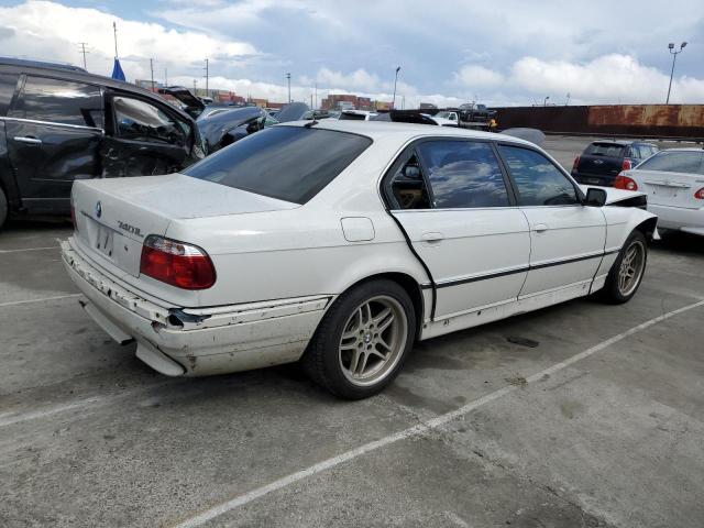 WBAGH83421DP21500 - 2001 BMW 740 IL WHITE photo 3