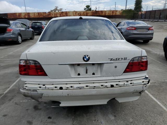 WBAGH83421DP21500 - 2001 BMW 740 IL WHITE photo 6