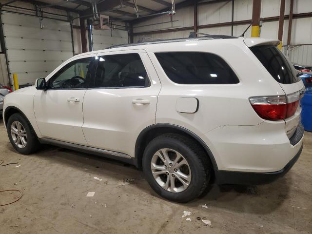 1C4RDJAG0CC144065 - 2012 DODGE DURANGO SXT WHITE photo 2