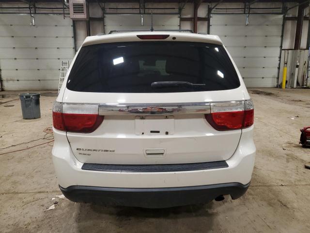 1C4RDJAG0CC144065 - 2012 DODGE DURANGO SXT WHITE photo 6