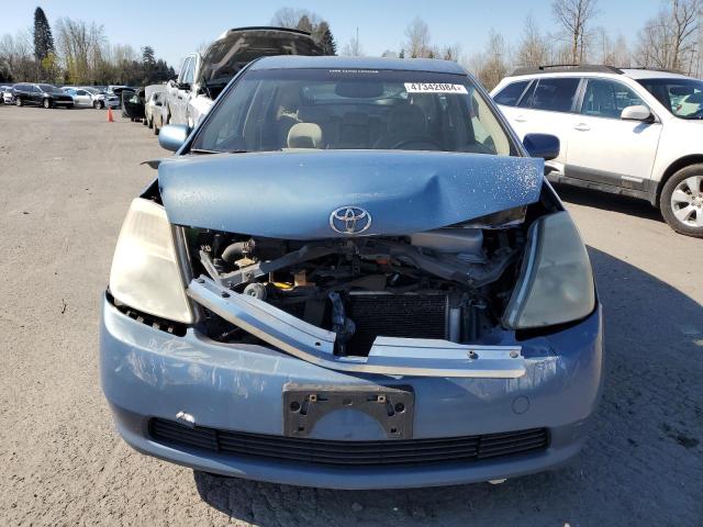 JTDKB22U453125314 - 2005 TOYOTA PRIUS BLUE photo 5