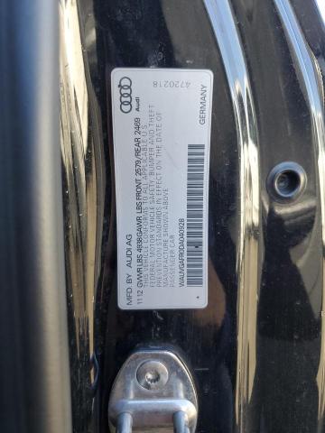 WAUVGAFR0DA040928 - 2013 AUDI S5 PRESTIGE 黑色 照片 12