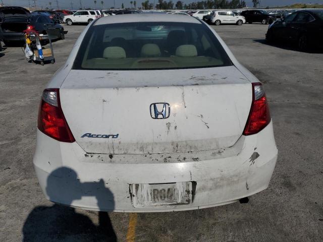 1HGCS12399A018977 - 2009 HONDA ACCORD LX WHITE photo 6