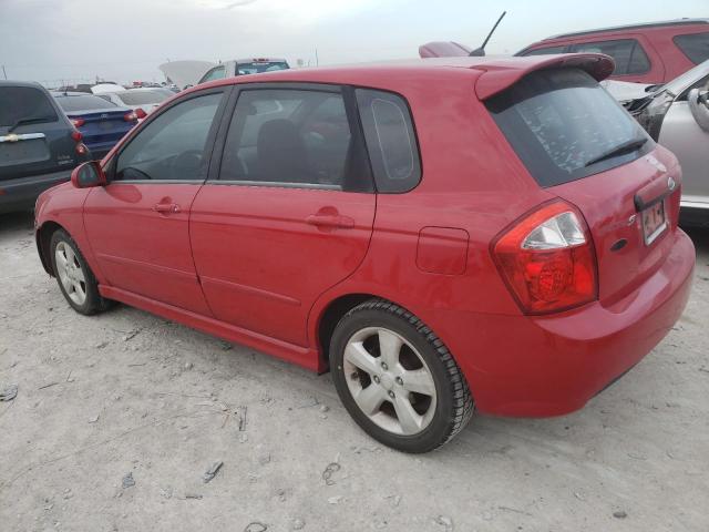 KNAFE161385010759 - 2008 KIA SPECTRA5 5 SX RED photo 2