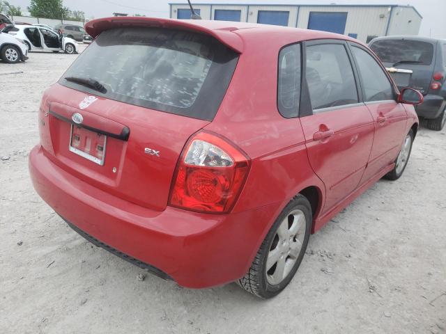 KNAFE161385010759 - 2008 KIA SPECTRA5 5 SX RED photo 3