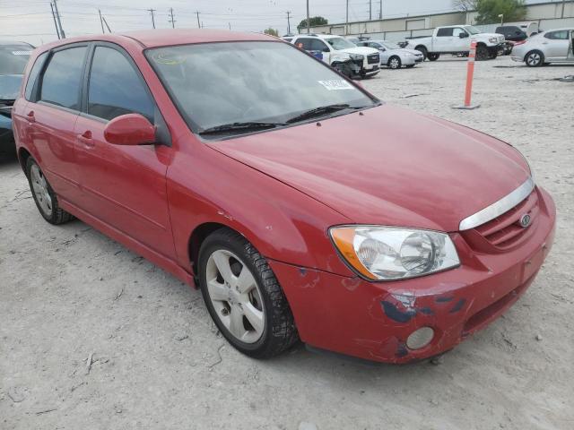 KNAFE161385010759 - 2008 KIA SPECTRA5 5 SX RED photo 4