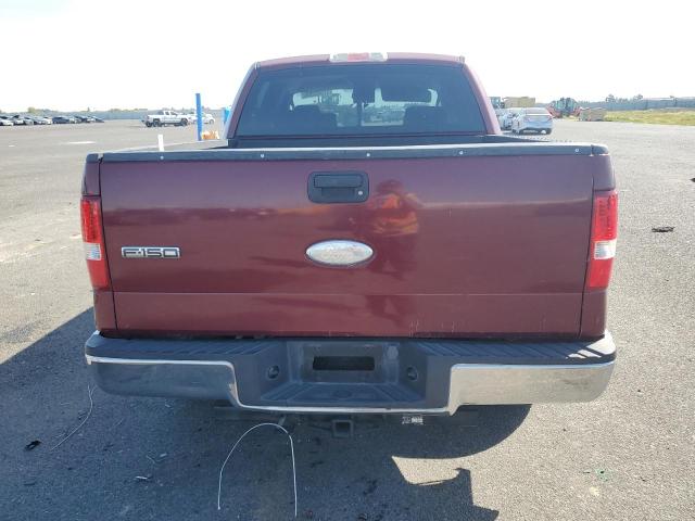 1FTRW12WX6KD97761 - 2006 FORD F150 SUPERCREW RED photo 6