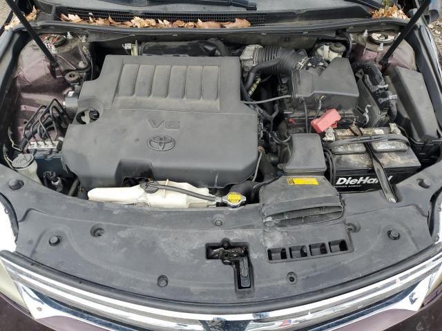 4T1BK1EB3DU045818 - 2013 TOYOTA AVALON BASE BURGUNDY photo 11