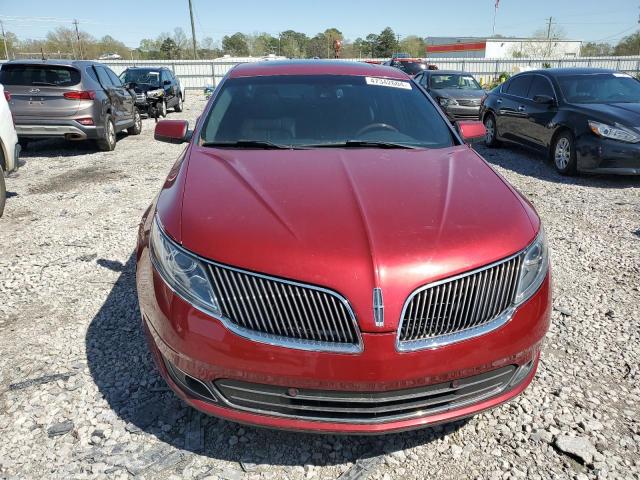 1LNHL9DK0DG604845 - 2013 LINCOLN MKS RED photo 5