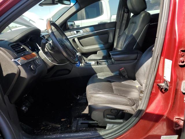 1LNHL9DK0DG604845 - 2013 LINCOLN MKS RED photo 7