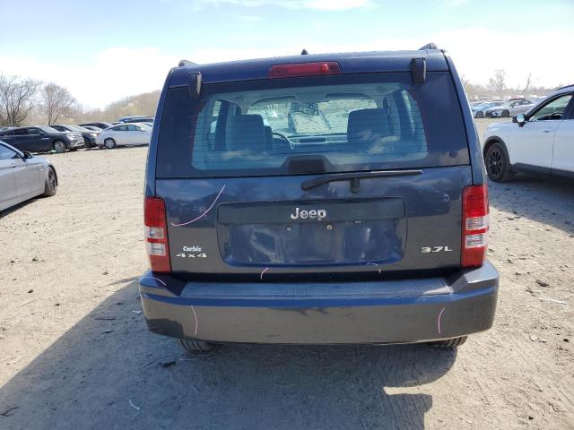 1J8GN28K28W254912 - 2008 JEEP LIBERTY SPORT BLUE photo 6