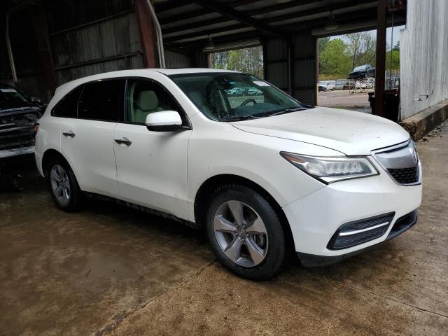 5FRYD3H44GB013070 - 2016 ACURA MDX TECHNOLOGY WHITE photo 4