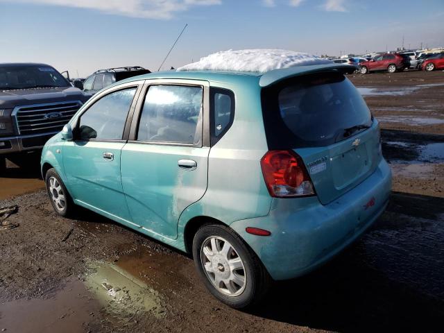 KL1TG62645B402796 - 2005 CHEVROLET AVEO LT GREEN photo 2