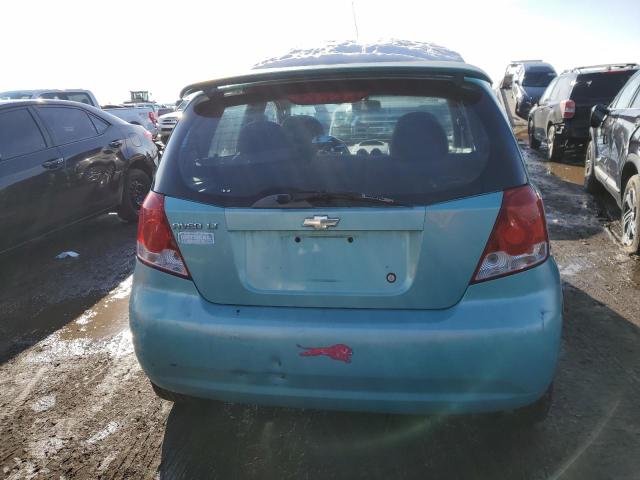 KL1TG62645B402796 - 2005 CHEVROLET AVEO LT GREEN photo 6