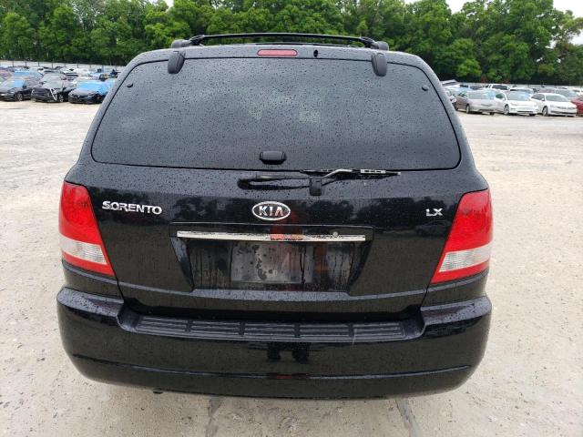 KNDJD733X65567755 - 2006 KIA SORENTO EX BLACK photo 6