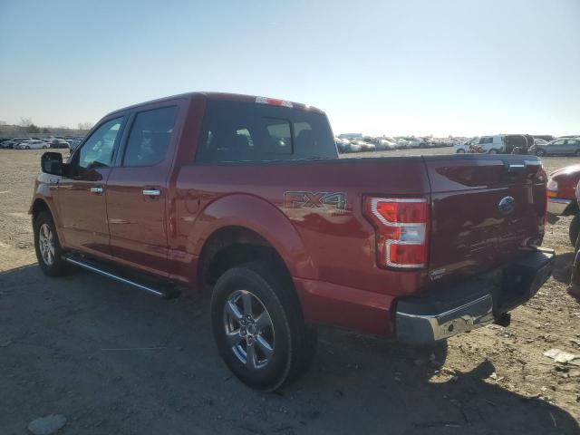 1FTEW1EG8JKF98845 - 2018 FORD F150 SUPERCREW RED photo 2