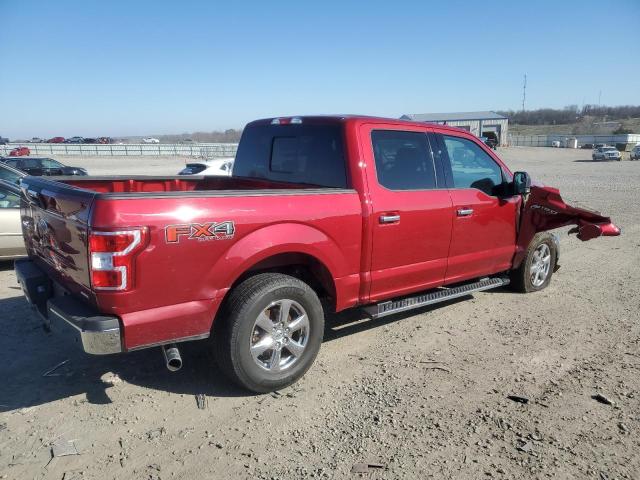 1FTEW1EG8JKF98845 - 2018 FORD F150 SUPERCREW RED photo 3