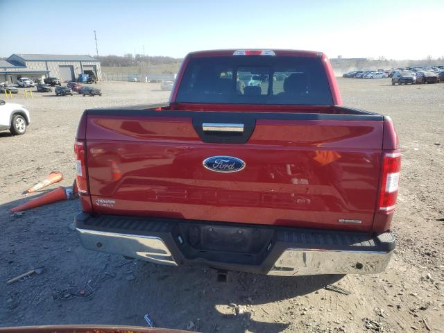 1FTEW1EG8JKF98845 - 2018 FORD F150 SUPERCREW RED photo 6