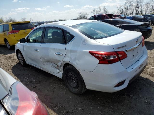 3N1AB7AP6JY243793 - 2018 NISSAN SENTRA S WHITE photo 2