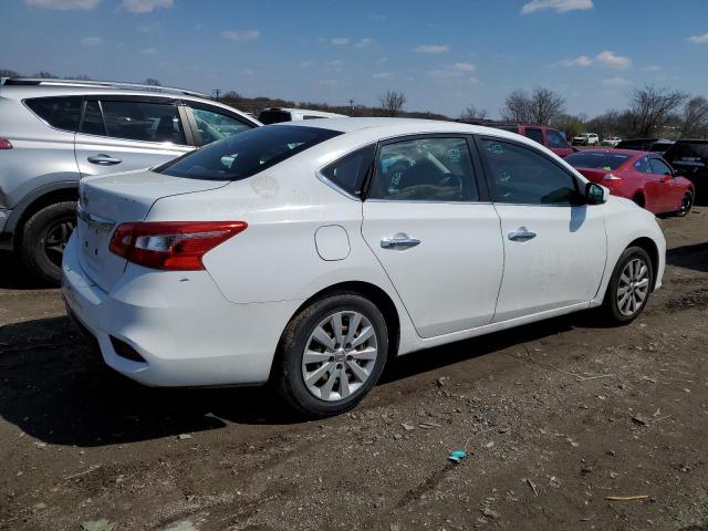 3N1AB7AP6JY243793 - 2018 NISSAN SENTRA S WHITE photo 3