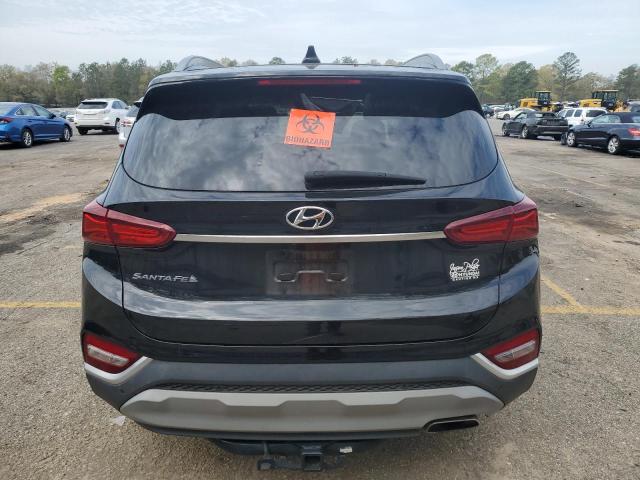 5NMS33AD9LH223824 - 2020 HYUNDAI SANTA FE SEL BLACK photo 6