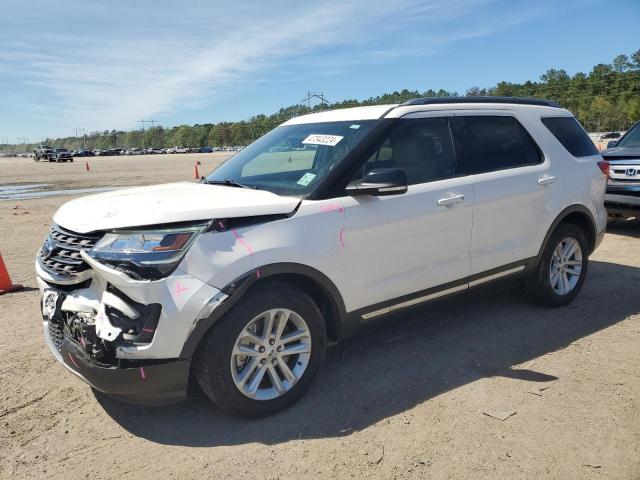 1FM5K7D89HGE19262 - 2017 FORD EXPLORER XLT WHITE photo 1