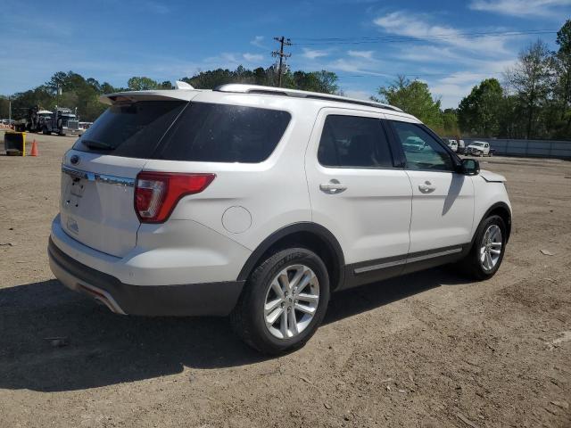 1FM5K7D89HGE19262 - 2017 FORD EXPLORER XLT WHITE photo 3