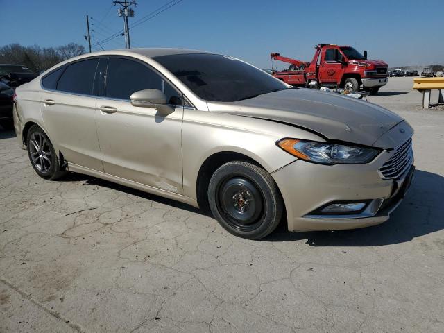 3FA6P0HD7HR376306 - 2017 FORD FUSION SE GOLD photo 4