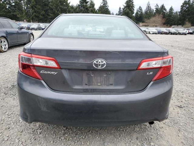 4T4BF1FK6DR294056 - 2013 TOYOTA CAMRY L GRAY photo 6