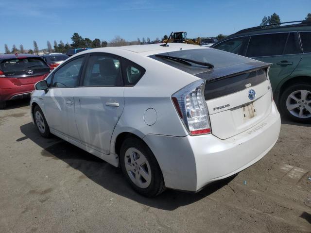 JTDKN3DU6A5094883 - 2010 TOYOTA PRIUS WHITE photo 2