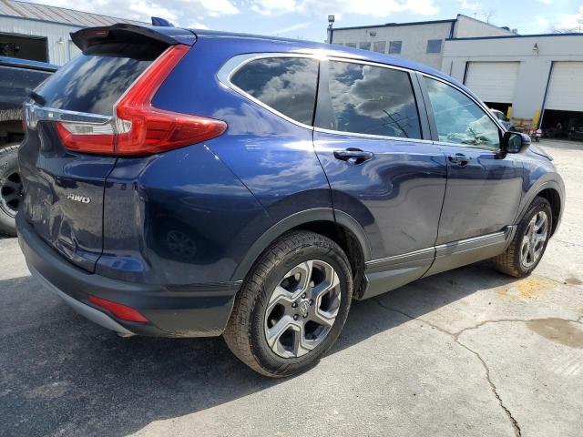 7FARW2H57JE020089 - 2018 HONDA CR-V EX BLUE photo 3