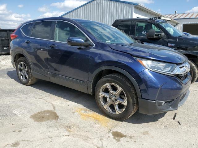 7FARW2H57JE020089 - 2018 HONDA CR-V EX BLUE photo 4