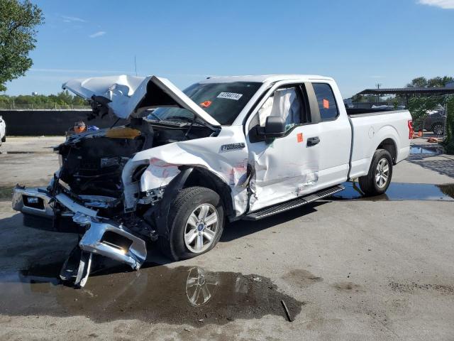 1FTEX1CB5JKC77348 - 2018 FORD F150 SUPER CAB WHITE photo 1