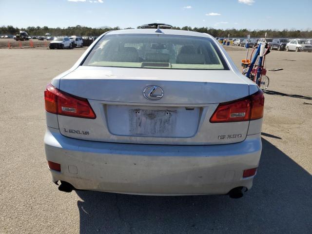 JTHCK262482021671 - 2008 LEXUS IS 250 WHITE photo 6