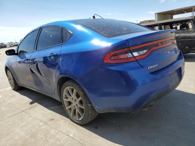 1C3CDFBA5DD338636 - 2013 DODGE DART SXT BLUE photo 2