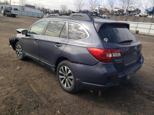 4S4BSENC3F3292653 - 2015 SUBARU OUTBACK 3.6R LIMITED GRAY photo 2