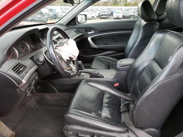 1HGCS12878A017109 - 2008 HONDA ACCORD EXL RED photo 7