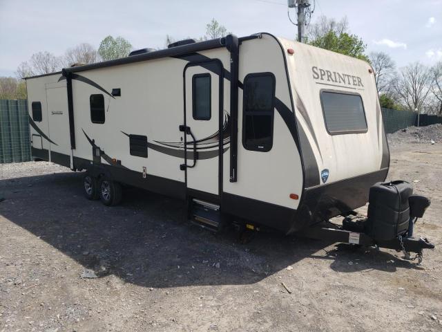 4YDT30F27J1532268 - 2018 KEYSTONE SPRINTER WHITE photo 1