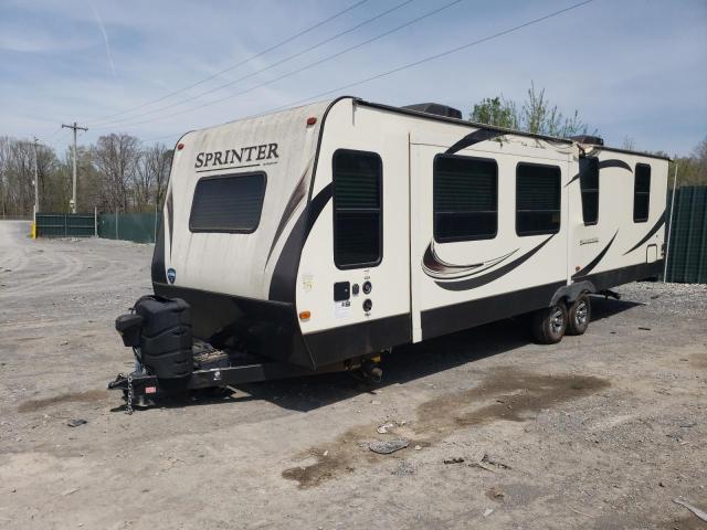 4YDT30F27J1532268 - 2018 KEYSTONE SPRINTER WHITE photo 2