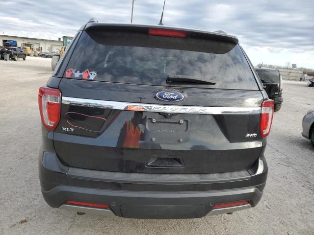 1FM5K8D80KGA21743 - 2019 FORD EXPLORER XLT BLACK photo 6