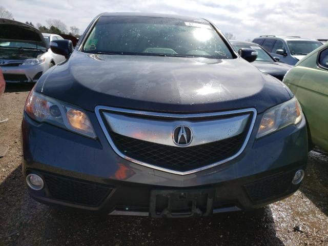 5J8TB4H5XFL014804 - 2015 ACURA RDX TECHNOLOGY GRAY photo 5