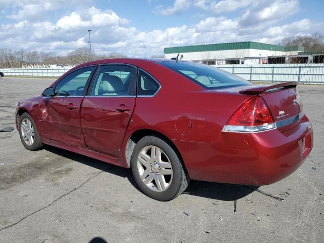 2G1WB5EK9B1186620 - 2011 CHEVROLET IMPALA LT RED photo 2