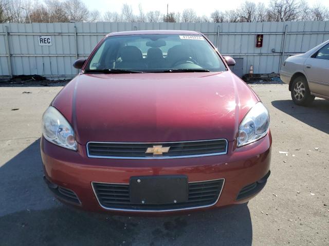 2G1WB5EK9B1186620 - 2011 CHEVROLET IMPALA LT RED photo 5