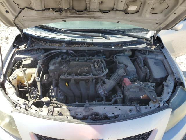 1NXBU4EE9AZ285733 - 2010 TOYOTA COROLLA BASE GRAY photo 11