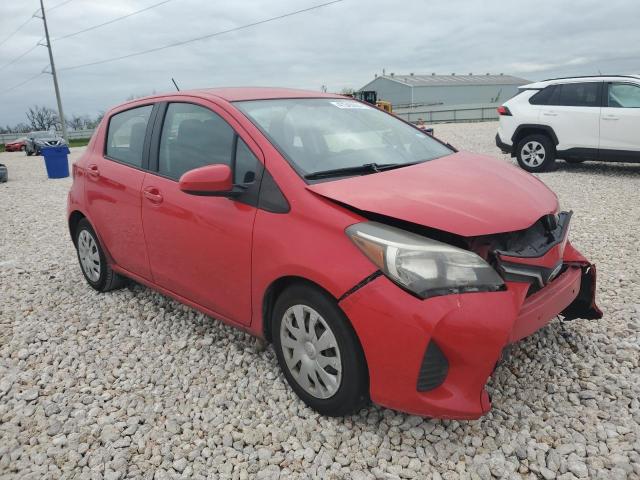 VNKKTUD31FA041596 - 2015 TOYOTA YARIS RED photo 4