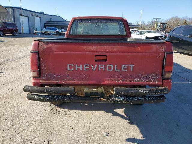 1GCCT14R8H2269558 - 1987 CHEVROLET S10 S10 RED photo 6