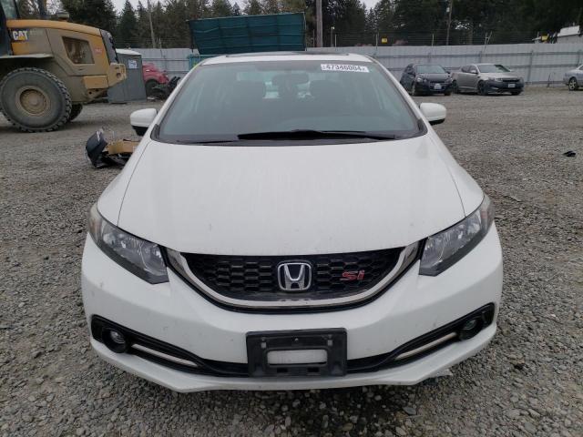 2HGFB6E54FH704638 - 2015 HONDA CIVIC SI WHITE photo 5