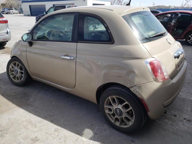 3C3CFFAR7CT131160 - 2012 FIAT 500 POP BROWN photo 2