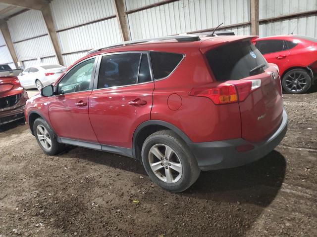 2T3WFREV5EW102687 - 2014 TOYOTA RAV4 XLE RED photo 2